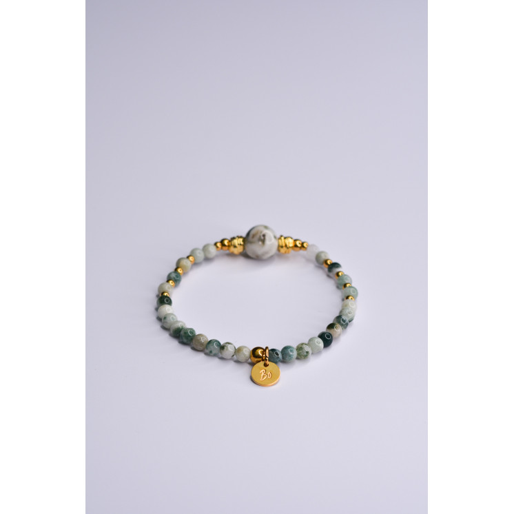 Bracelet EMY 1B Agate Arbre