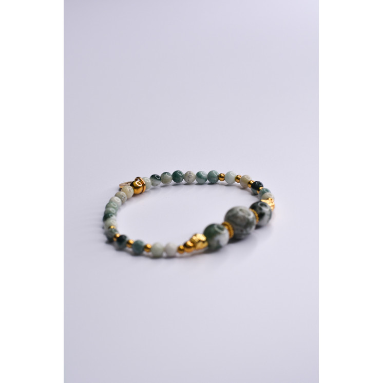 Bracelet EMY 3B Agate Arbre