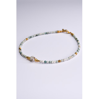 Collier EMY 1B Agate Arbre