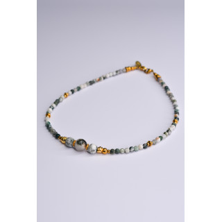 Collier EMY 3B Agate Arbre