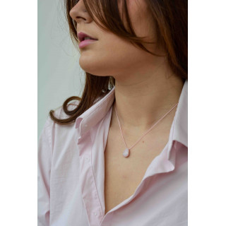 Collier GOUTTE - Opale Rose
