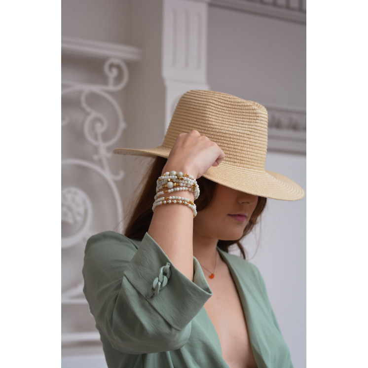 Bracelet LINA Double Jade de Birmanie