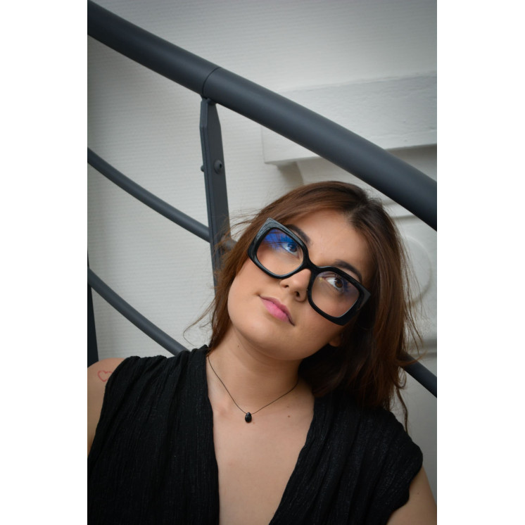 Collier GOUTTE - Onyx Noire