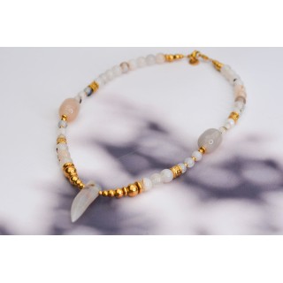 Collier AGATHE - Agate Marbré