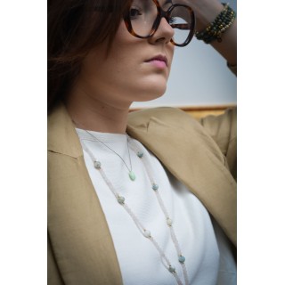 Collier GOUTTE - CHRYSOPRASE
