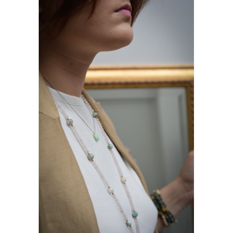 Collier GOUTTE - CHRYSOPRASE