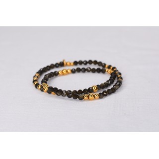 Bracelet LINA Simple - Motif : cactus - Agate orange