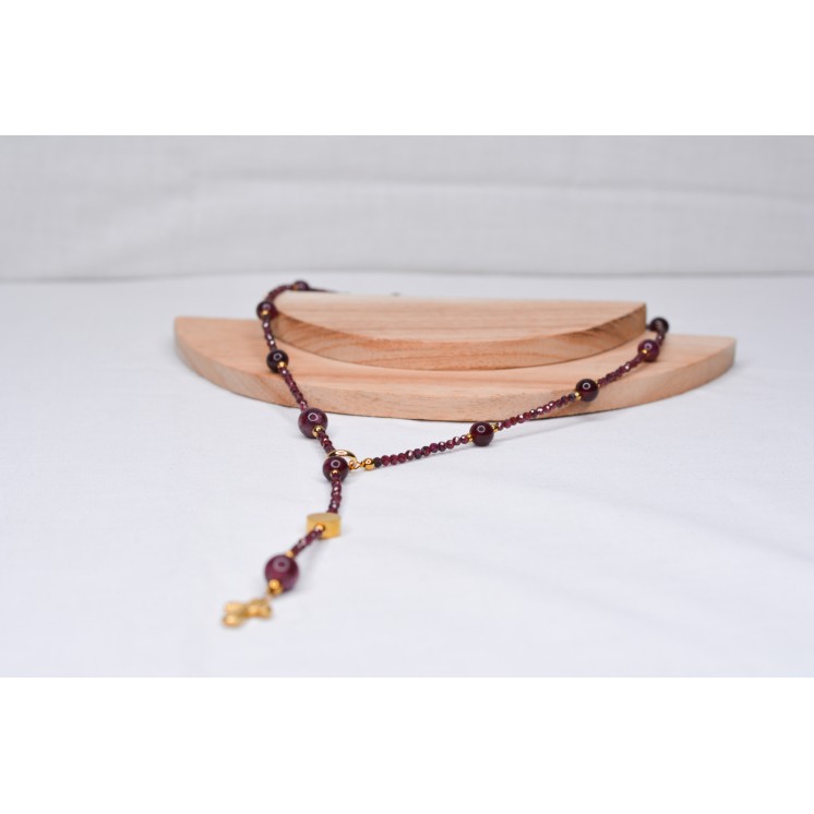 Collier LYA - Pendentif Plume en Amazonite