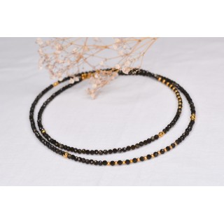 Collier LIV -  en Agate Orange