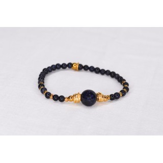 Bracelet EMY 1B Blue Sandstone 45€ | Pierre Bleue Ambition
