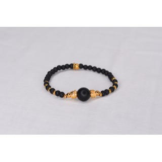 Bracelet EMY 1B Onyx Noir Mat