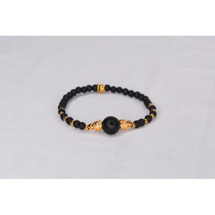 Bracelet EMY 1B Onyx Noir Mat