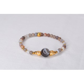 Bracelet EMY 1B Agate Botswana | Pierre Confort Apaisement