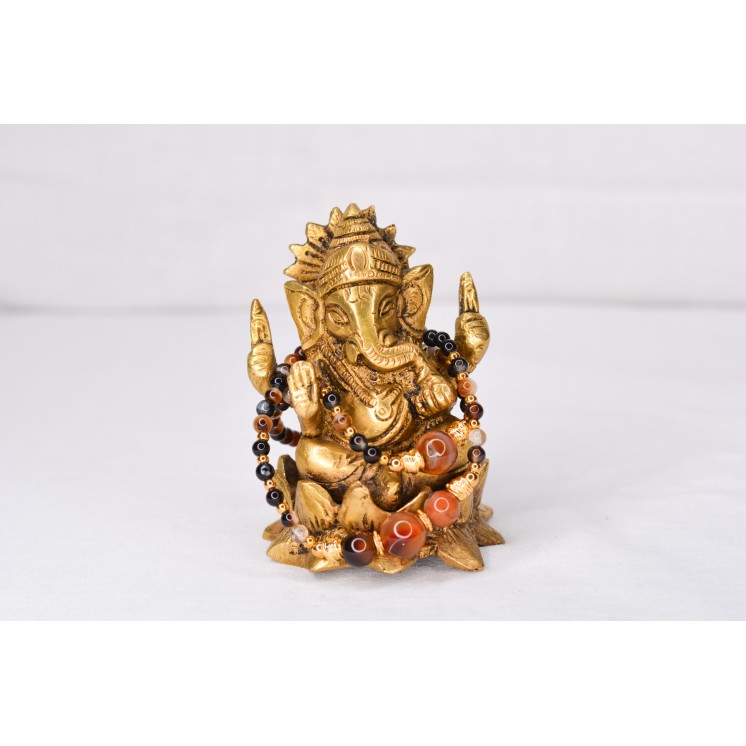 Bracelet EMY 1B Agate Rayée Marron 45€ | Pierre Naturelle