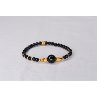 Bracelet EMY 1B Onyx Noir 45€ | Pierre Protection Élégance