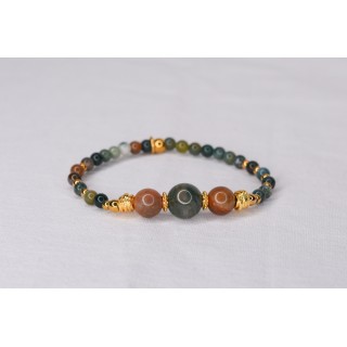 Bracelet EMY 3B Agate Indienne