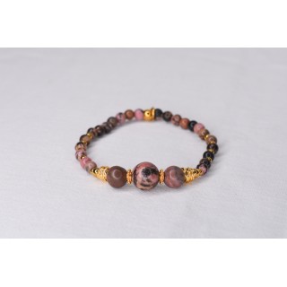 Bracelet EMY 3B Rhodonite