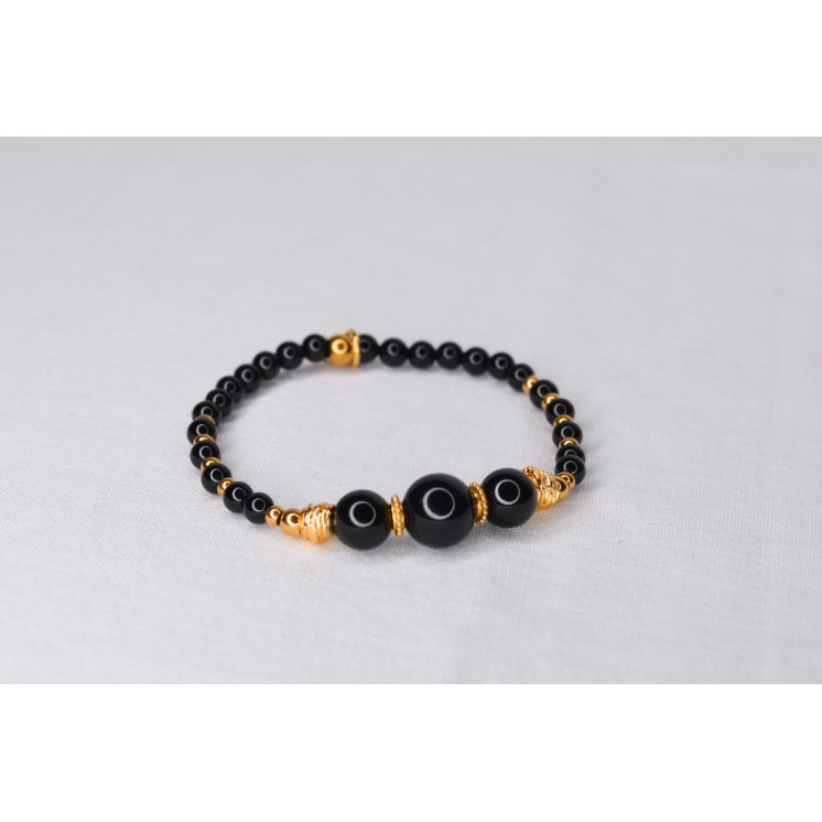 Bracelet EMY 3B Onyx Noir