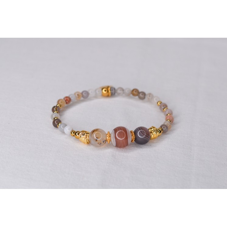 Bracelet EMY 3B Agate Botswana