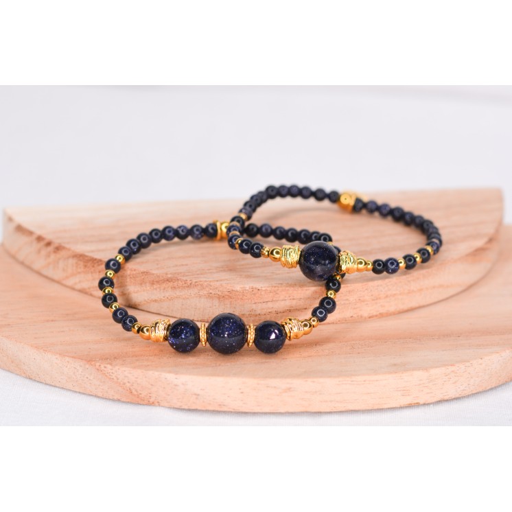 Bracelet EMY 3B Blue Sandstone