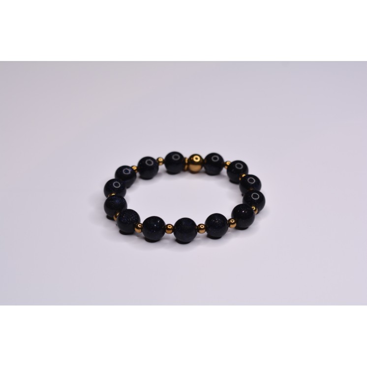 Bracelet LORI Blue Sandstone 10mm