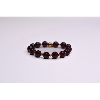 Bracelet LORI - Grenat - 10mm