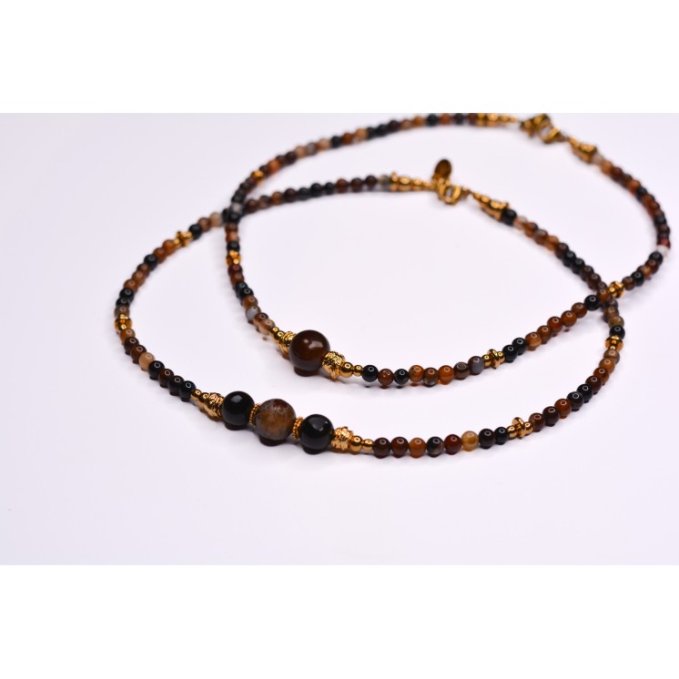 COLLIER EMY 3B AGATE MARRON