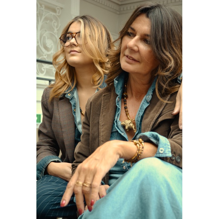 COLLECTION ETHNIQUE - ELEPHANT OEIL DE TIGRE