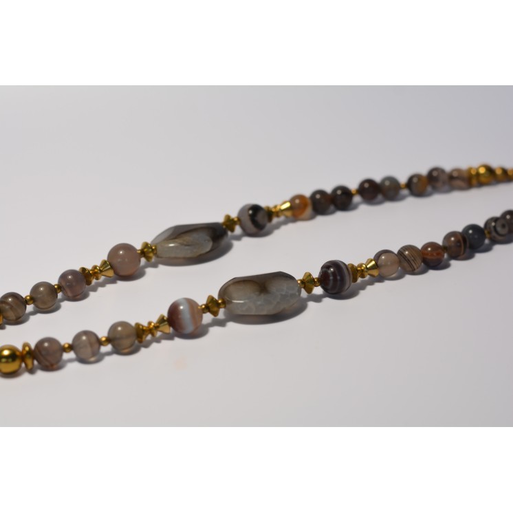 Collection Ethnique - SERPENT AGATE BOTSWANA