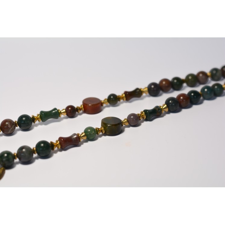 Collection Ethnique - TÊTE DE BUFFLE AGATE INDIENNE