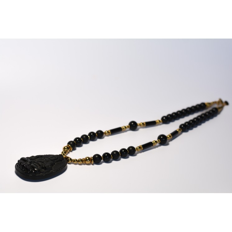 Collection Ethnique - BOUDDHA - ONYX NOIR ET ONYX MAT