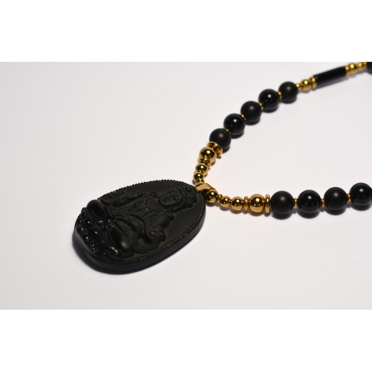 Collection Ethnique - BOUDDHA - ONYX NOIR ET ONYX MAT