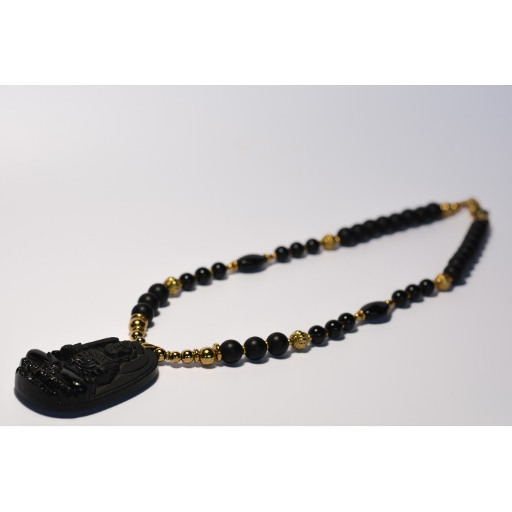 Collection Ethnique - BOUDDHA - ONYX NOIR ET ONYX MAT