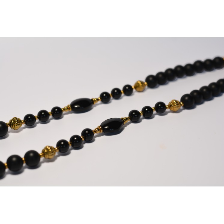 Collection Ethnique - BOUDDHA - ONYX NOIR ET ONYX MAT