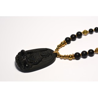 Collection Ethnique - BOUDDHA - ONYX NOIR ET ONYX MAT