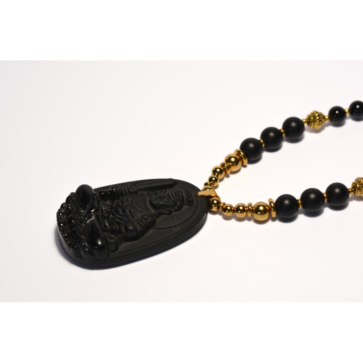 Collection Ethnique - BOUDDHA - ONYX NOIR ET ONYX MAT