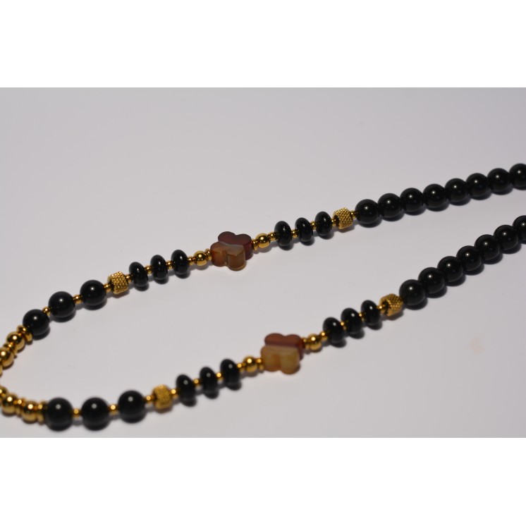 Collier VALENTINE- Onyx Noire