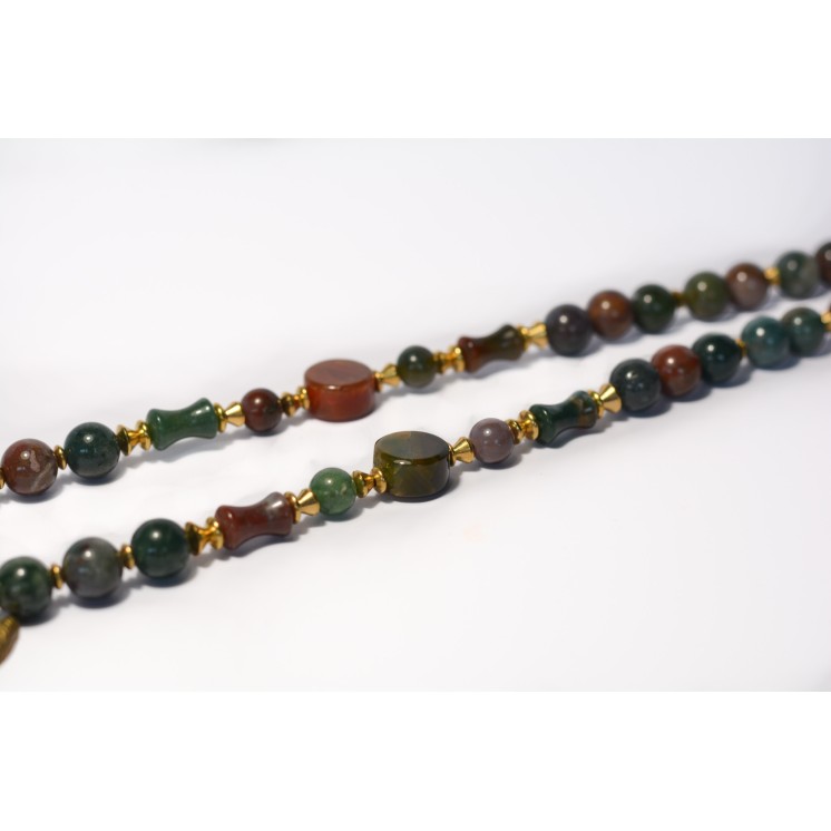 Collection Ethnique - TÊTE DE BUFFLE AGATE INDIENNE