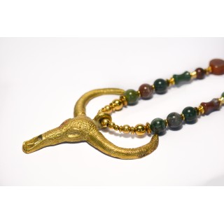 Collection Ethnique - TÊTE DE BUFFLE AGATE INDIENNE