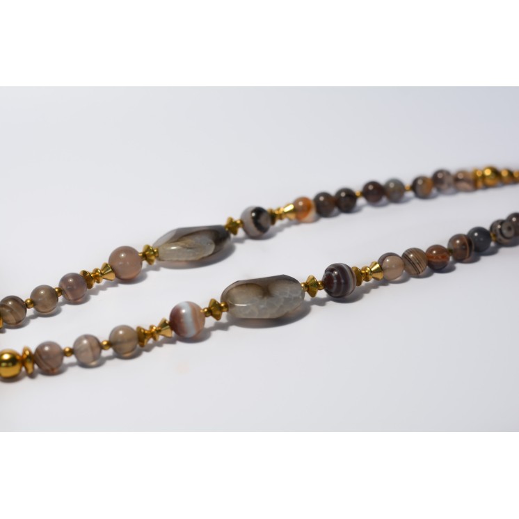 Collection Ethnique - SERPENT AGATE BOTSWANA