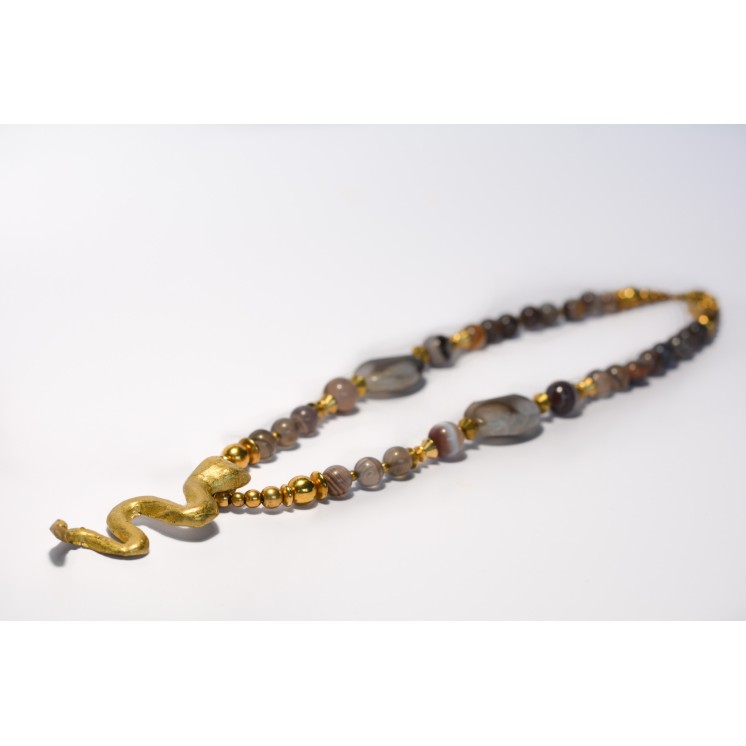 Collection Ethnique - SERPENT AGATE BOTSWANA