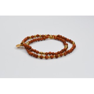 Bracelet LINA Double Sun Sandstone
