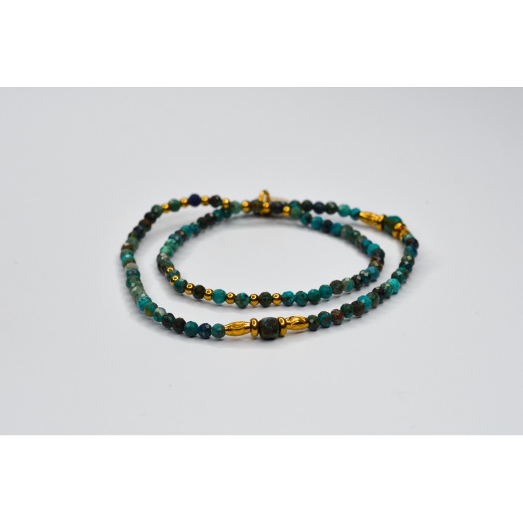 Bracelet ROSE Double Chrysocolle