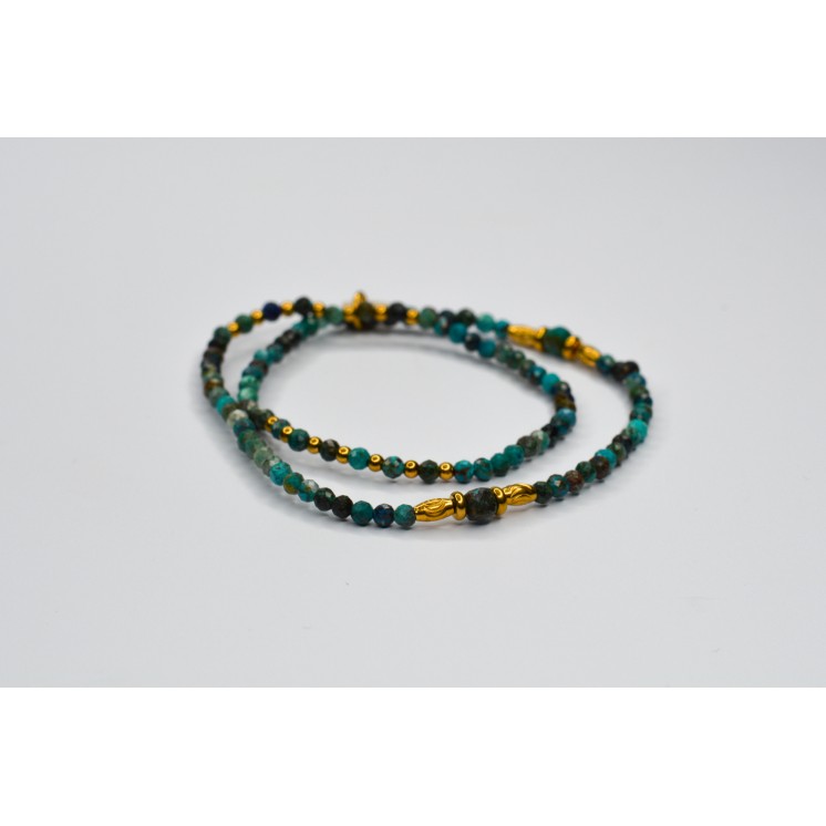 Bracelet ROSE Double Chrysocolle