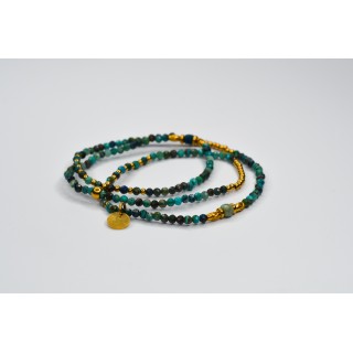 Bracelet ROSE Triple Chrysocolle