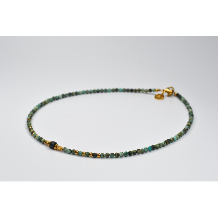 Collier ROSE Turquoise Africaine