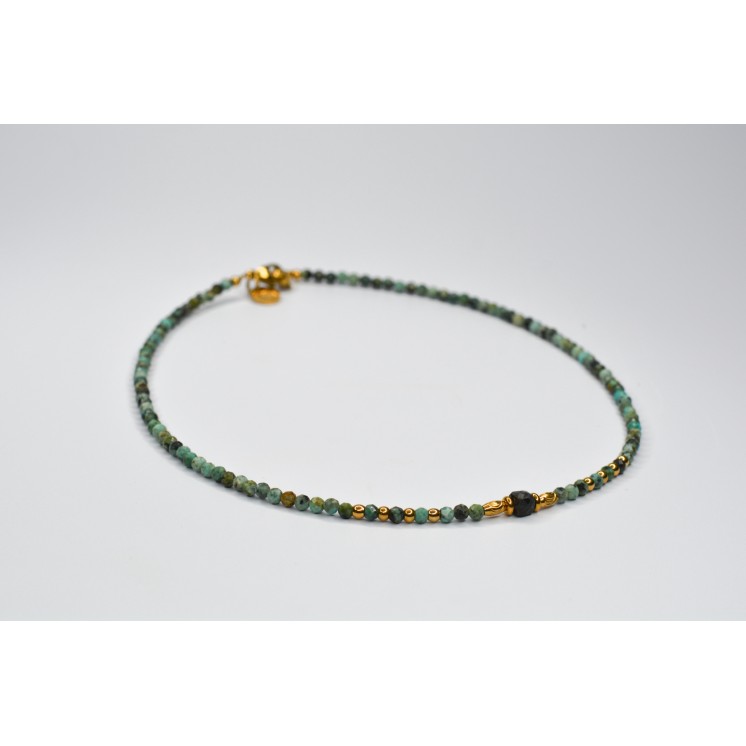 Collier ROSE Turquoise Africaine