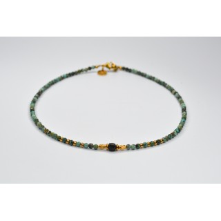 Collier ROSE Turquoise Africaine