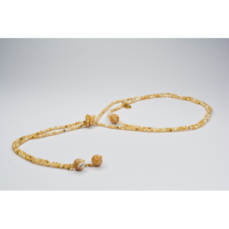 Collier LOLA Perles de Coquillage à facettes