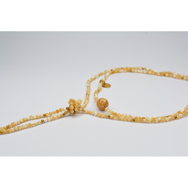 Collier LOLA Perles de Coquillage à facettes